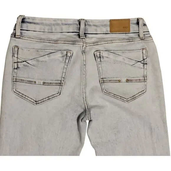 BKE Women's Stella Slim Fit Low-Rise Flare Stretch Jeans Tag 28x32 Actual 28x31 - Picture 9 of 12